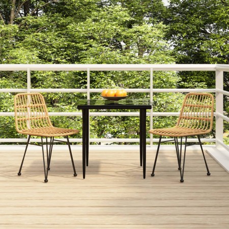 Juego de comedor de jardín 3 piezas ratán sintético de , Conjuntos de jardín - Ref: Foro24-3157873, Precio: 261,70 €, Descuen...