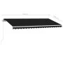 Manual retractable foot awning anthracite gray 450x350 cm by vidaXL, Awnings - Ref: Foro24-3069639, Price: 499,62 €, Discount: %