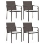 Juego comedor jardín 5 piezas y cojines ratán sintético y acero de , Conjuntos de jardín - Ref: Foro24-3186957, Precio: 317,2...