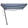 Toldo de pie automático azul y blanco 600x300 cm de vidaXL, Toldos - Ref: Foro24-3069806, Precio: 690,81 €, Descuento: %