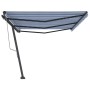 Toldo de pie automático azul y blanco 600x300 cm de vidaXL, Toldos - Ref: Foro24-3069806, Precio: 645,22 €, Descuento: %