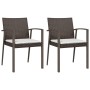 Juego comedor jardín 3 piezas y cojines ratán sintético y acero de , Conjuntos de jardín - Ref: Foro24-3186969, Precio: 248,6...