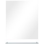Espejo de pared con estante de vidrio templado 50x60 cm en Espejos | Comprar online en Foru.es