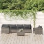 Set de muebles de jardín 7 pzas y cojines ratán sintético gris de , Conjuntos de jardín - Ref: Foro24-3187283, Precio: 618,67...