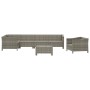 Set de muebles de jardín 7 pzas y cojines ratán sintético gris de , Conjuntos de jardín - Ref: Foro24-3187283, Precio: 618,67...