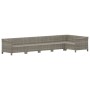 Set de muebles de jardín 6 pzas y cojines ratán sintético gris de , Conjuntos de jardín - Ref: Foro24-3187276, Precio: 484,30...