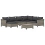 Set de muebles de jardín 8 pzas y cojines ratán sintético gris de , Conjuntos de jardín - Ref: Foro24-3187297, Precio: 644,13...