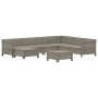 Set de muebles de jardín 8 pzas y cojines ratán sintético gris de , Conjuntos de jardín - Ref: Foro24-3187297, Precio: 644,13...