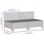 Set de muebles de jardín 10 pzas y cojines ratán sintético gris de , Conjuntos de jardín - Ref: Foro24-3187306, Precio: 708,5...