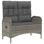 Juego de comedor de jardín 4 piezas con cojines ratán PE gris de , Conjuntos de jardín - Ref: Foro24-3203507, Precio: 573,47 ...