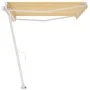 Toldo de pie manual retráctil amarillo y blanco 400x300 cm de vidaXL, Toldos - Ref: Foro24-3069538, Precio: 597,91 €, Descuen...
