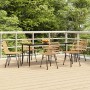 Juego de comedor de jardín 7 piezas ratán sintético de , Conjuntos de jardín - Ref: Foro24-3157878, Precio: 770,90 €, Descuen...