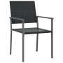 Juego de comedor para jardín 7 piezas ratán sintético y acero de , Conjuntos de jardín - Ref: Foro24-3187028, Precio: 372,68 ...