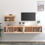 Muebles para TV 3 piezas madera maciza de pino de , Muebles TV - Ref: Foro24-3100274, Precio: 189,07 €, Descuento: %