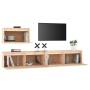 Muebles para TV 3 piezas madera maciza de pino de , Muebles TV - Ref: Foro24-3100274, Precio: 189,07 €, Descuento: %
