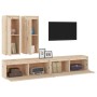 Muebles para TV 4 piezas madera maciza de pino de , Muebles TV - Ref: Foro24-3100179, Precio: 214,70 €, Descuento: %