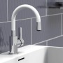EISL Grifo monomando de lavabo FLEXO blanco cromado de , Grifos - Ref: Foro24-446452, Precio: 85,10 €, Descuento: %