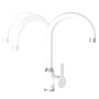 EISL Grifo monomando de cocina DIZIANI cromado blanco de , Grifos - Ref: Foro24-446499, Precio: 74,74 €, Descuento: %