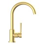 SCHÜTTE Grifo monomando cocina con caño redondo CORNWALL dorado mate de , Grifos - Ref: Foro24-446562, Precio: 93,59 €, Descu...