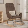 Silla mecedora de tela gris taupe de , Mecedoras - Ref: Foro24-341262, Precio: 116,62 €, Descuento: %