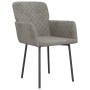 Sillas de comedor 2 unidades terciopelo gris claro de , Sillas de comedor - Ref: Foro24-344779, Precio: 145,27 €, Descuento: %