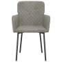 Sillas de comedor 2 unidades terciopelo gris claro de , Sillas de comedor - Ref: Foro24-344779, Precio: 145,27 €, Descuento: %