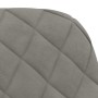 Sillas de comedor 2 unidades terciopelo gris claro de , Sillas de comedor - Ref: Foro24-344779, Precio: 145,27 €, Descuento: %