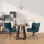 Sillas de comedor giratorias 2 uds terciopelo azul de , Sillas de comedor - Ref: Foro24-344808, Precio: 146,30 €, Descuento: %