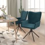 Sillas de comedor giratorias 2 uds terciopelo azul de , Sillas de comedor - Ref: Foro24-344808, Precio: 146,30 €, Descuento: %
