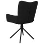 Sillas de comedor giratorias 2 uds terciopelo negro de , Sillas de comedor - Ref: Foro24-344815, Precio: 150,78 €, Descuento: %