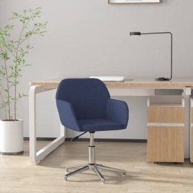 Silla de oficina giratoria de tela azul de , Sillas de oficina - Ref: Foro24-344724, Precio: 82,56 €, Descuento: %
