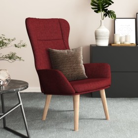 Sillón de relax de tela color rojo tinto de , Sillones - Ref: Foro24-341402, Precio: 124,55 €, Descuento: %