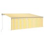Toldo automático persiana LED sensor de viento 4,5x3m de vidaXL, Toldos - Ref: Foro24-3069453, Precio: 571,16 €, Descuento: %
