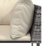 Set de muebles de jardín 3 pzas y cojines ratán sintético gris de , Conjuntos de jardín - Ref: Foro24-364127, Precio: 160,35 ...