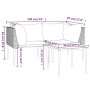 Set de muebles de jardín 3 pzas y cojines ratán sintético gris de , Conjuntos de jardín - Ref: Foro24-364127, Precio: 160,35 ...