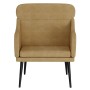 Sillón de terciopelo marrón 63x76x80 cm de , Sillones - Ref: Foro24-351442, Precio: 88,77 €, Descuento: %