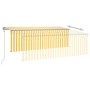 Toldo automático persiana LED sensor de viento 4,5x3m de vidaXL, Toldos - Ref: Foro24-3069453, Precio: 571,16 €, Descuento: %
