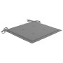 Sillas de jardín 2 uds madera maciza de teca con cojines grises de , Sillas de jardín - Ref: Foro24-3062488, Precio: 203,80 €...