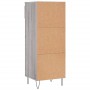 Mueble zapatero madera contrachapada gris Sonoma 40x36x105 cm de , Zapateros y organizadores de calzado - Ref: Foro24-831466,...
