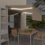 Toldo automático persiana LED sensor de viento crema 4,5x3 m de vidaXL, Toldos - Ref: Foro24-3069452, Precio: 709,30 €, Descu...