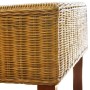 Sillas de comedor 2 unidades ratán natural marrón de , Sillas de comedor - Ref: Foro24-243235, Precio: 178,06 €, Descuento: %