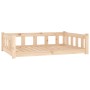 Cama para perros madera maciza de pino 105,5x75,5x28 cm de , Camas para perros - Ref: Foro24-833257, Precio: 71,87 €, Descuen...