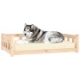 Cama para perros madera maciza de pino 105,5x75,5x28 cm de , Camas para perros - Ref: Foro24-833257, Precio: 71,87 €, Descuen...