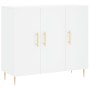 Aparador de madera de ingeniería blanco 90x34x80 cm de , Aparadores - Ref: Foro24-828092, Precio: 92,84 €, Descuento: %