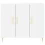 Aparador de madera de ingeniería blanco 90x34x80 cm de , Aparadores - Ref: Foro24-828092, Precio: 92,84 €, Descuento: %