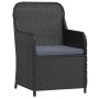Juego de comedor de jardín 7 piezas con cojines negro de , Conjuntos de jardín - Ref: Foro24-3099544, Precio: 952,66 €, Descu...