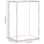Caja de exposición acrílico transparente 17x12x25 cm de , Mostradores - Ref: Foro24-154908, Precio: 23,80 €, Descuento: %