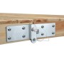 Mesa de camping plegable con 4 asientos acero aluminio de , Mobiliario de camping - Ref: Foro24-47687, Precio: 106,37 €, Desc...
