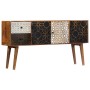 Aparador con estampado madera maciza de mango 130x30x70 cm de , Aparadores - Ref: Foro24-247917, Precio: 311,47 €, Descuento: %