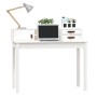 Escritorio de madera maciza de pino blanco 110x50x93 cm de , Escritorios - Ref: Foro24-823530, Precio: 109,09 €, Descuento: %